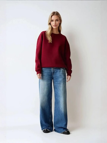 Sweat-shirt Hiccup en rouge