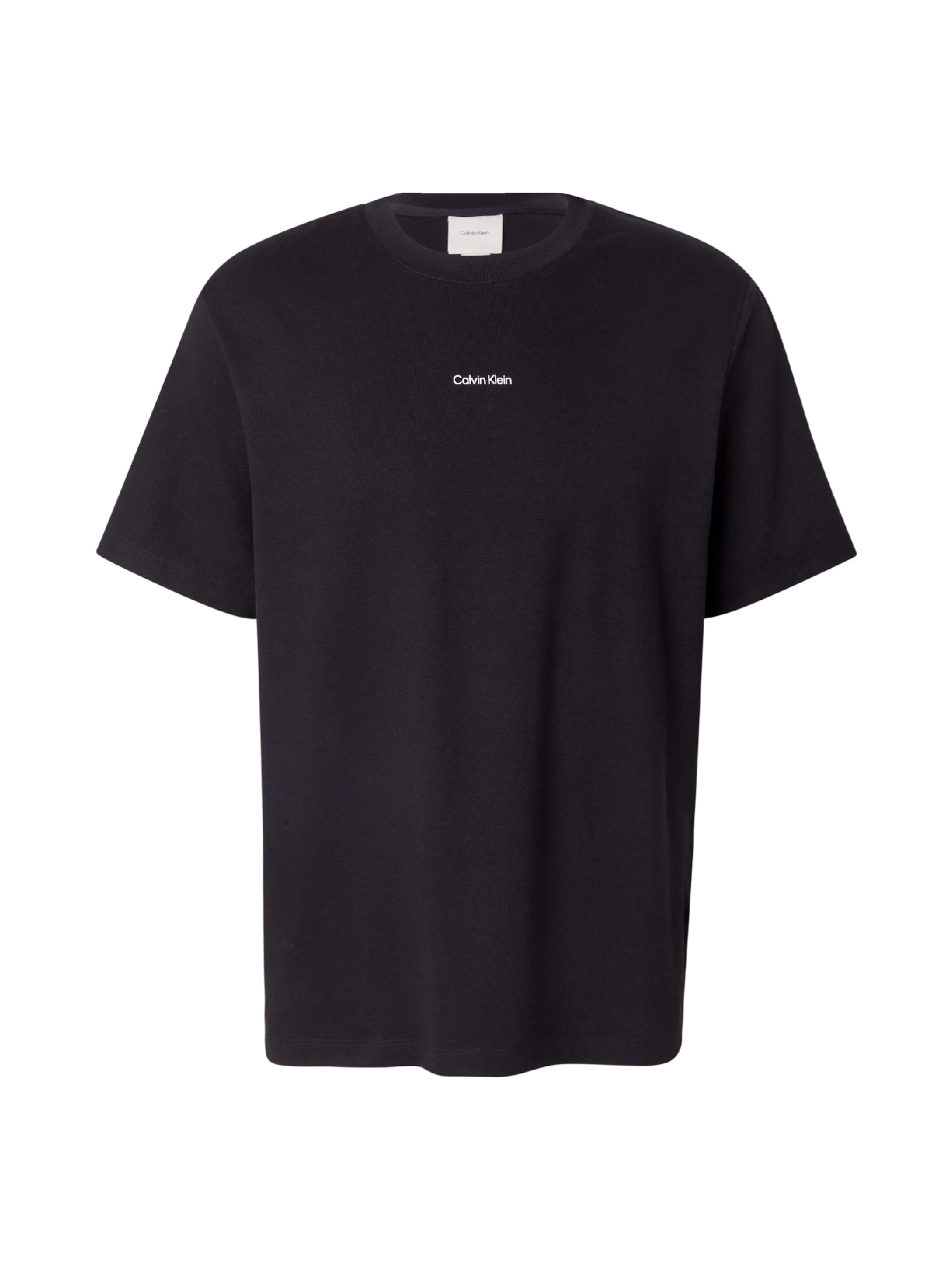 Calvin Klein Μπλουζάκι σε μαύρο: μπροστά
