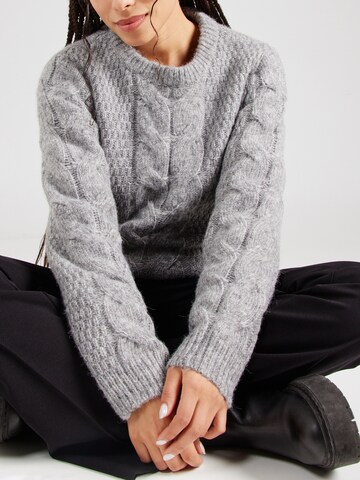 PIECES Pullover 'Nina' in Grau