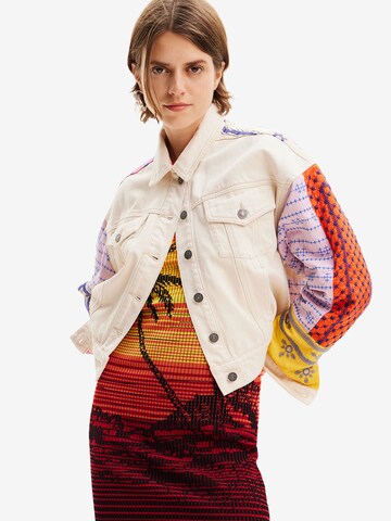 Desigual Between-Season Jacket in Beige: front