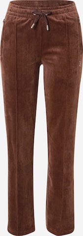 Juicy Couture Broek 'Tina' in Bruin: voorkant