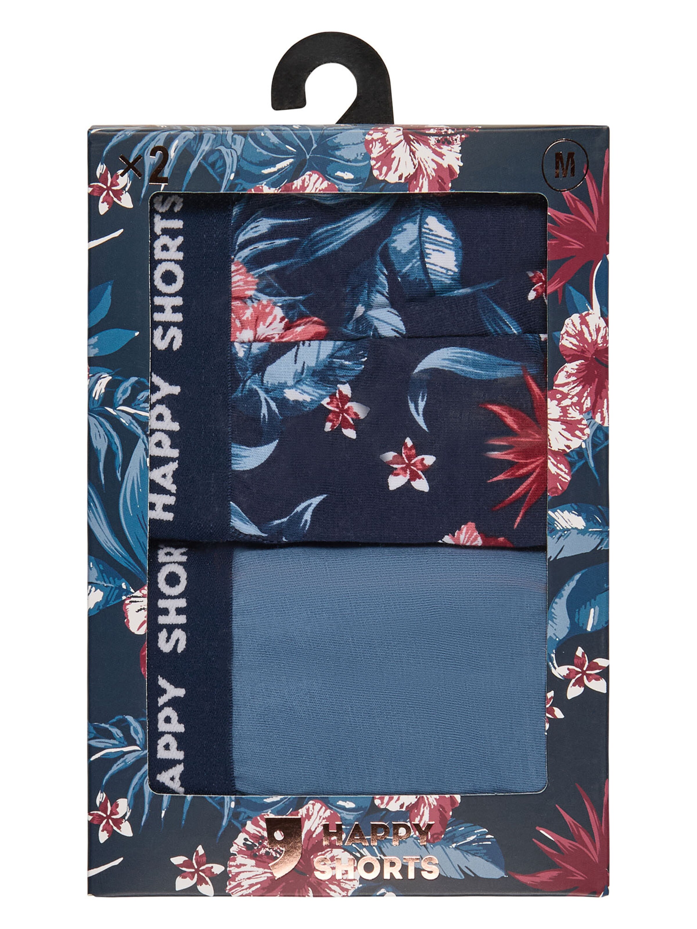 Boxers Happy Shorts en bleu