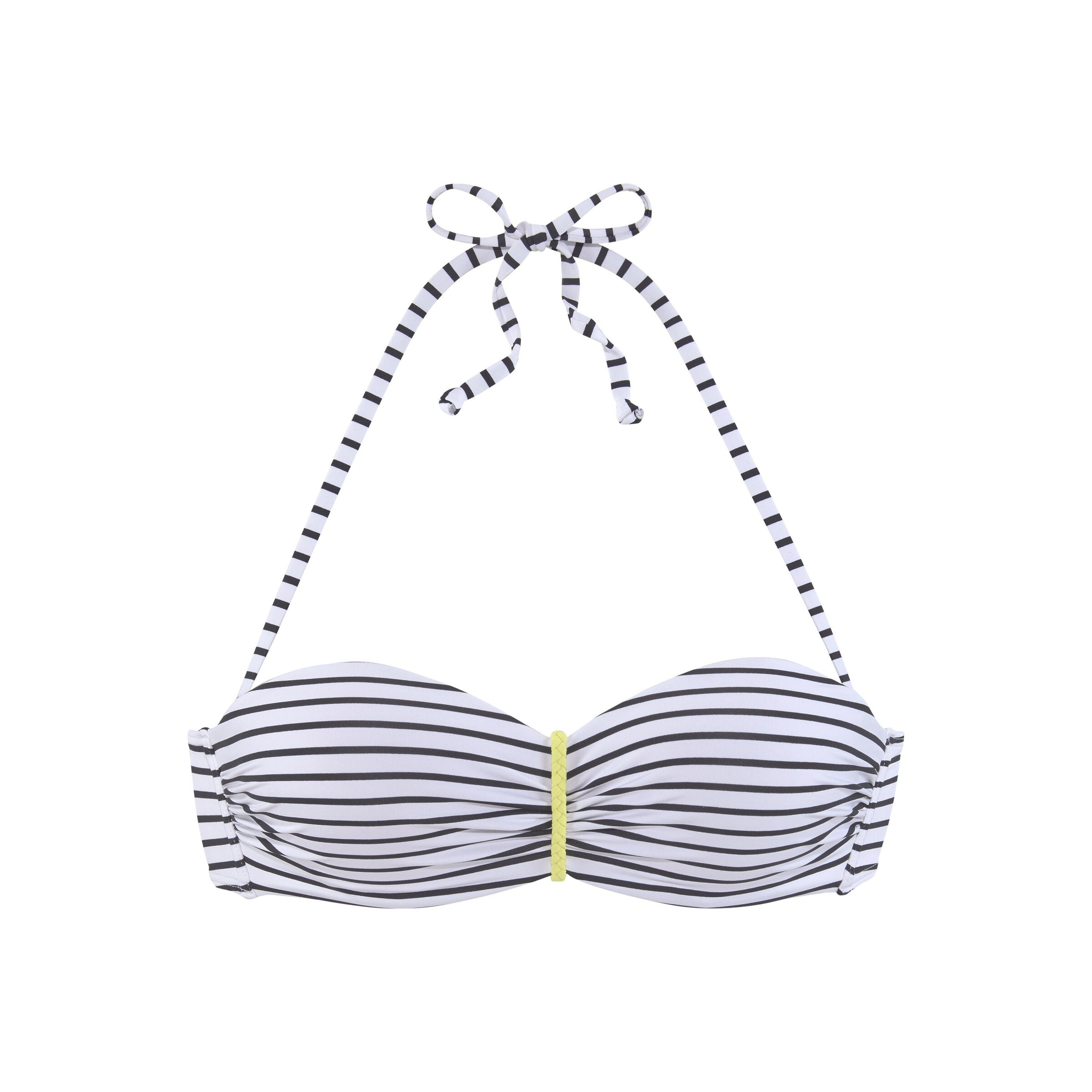 Balconnet Hauts de bikini VENICE BEACH en blanc : devant