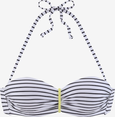 VENICE BEACH Bikinitoppi koossa 75/D värissä tummankeltainen / musta / valkoinen, Tuotenäkymä