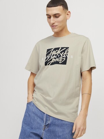 T-Shirt 'JJColton' JACK & JONES en gris