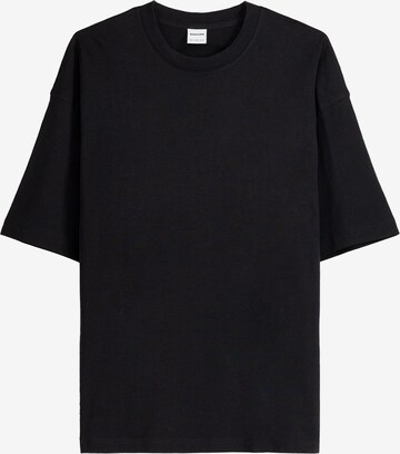 Bershka Shirt in Zwart: voorkant