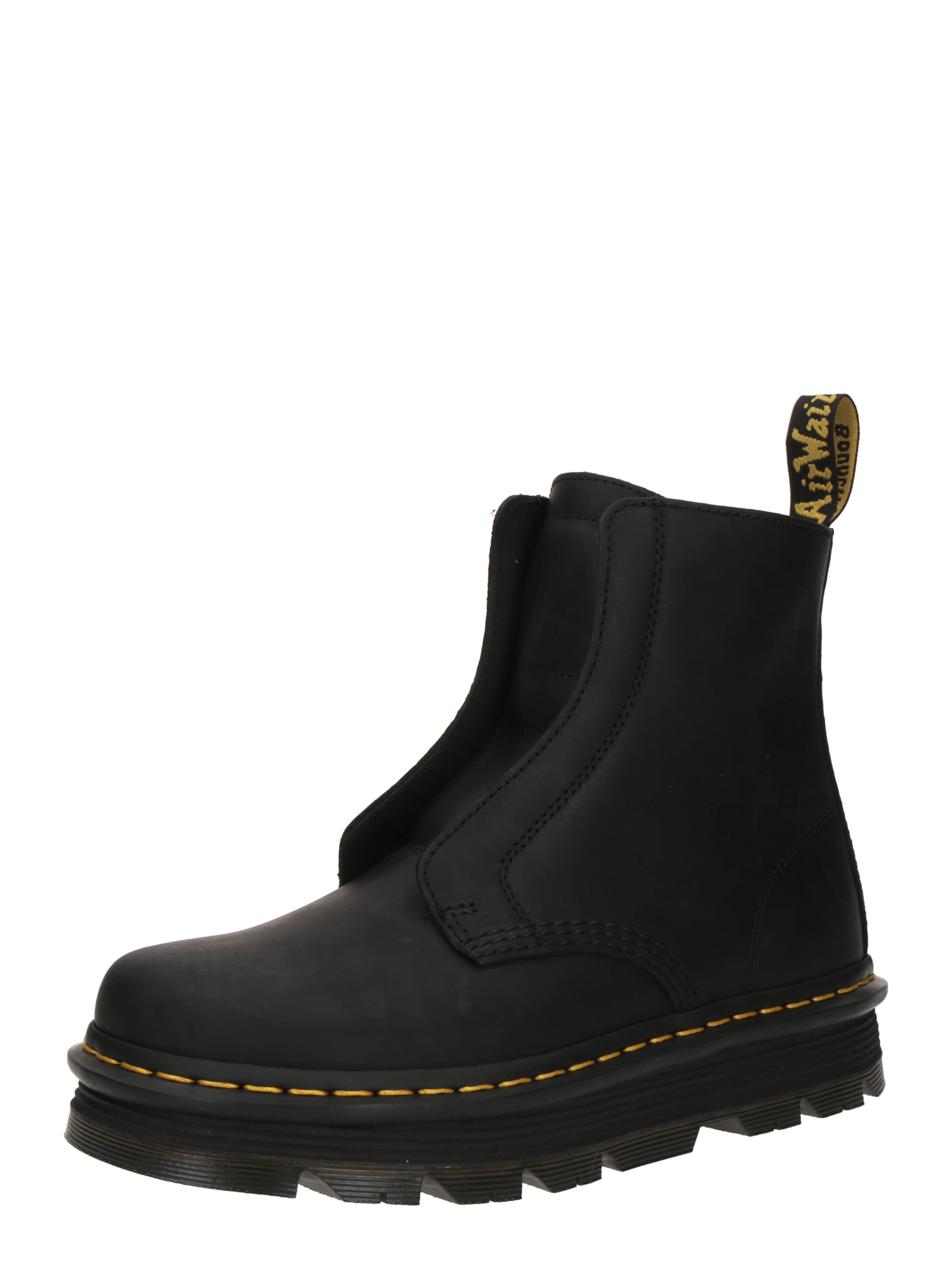 Ankle boots 'ZebZag' di Dr. Martens in nero: frontale