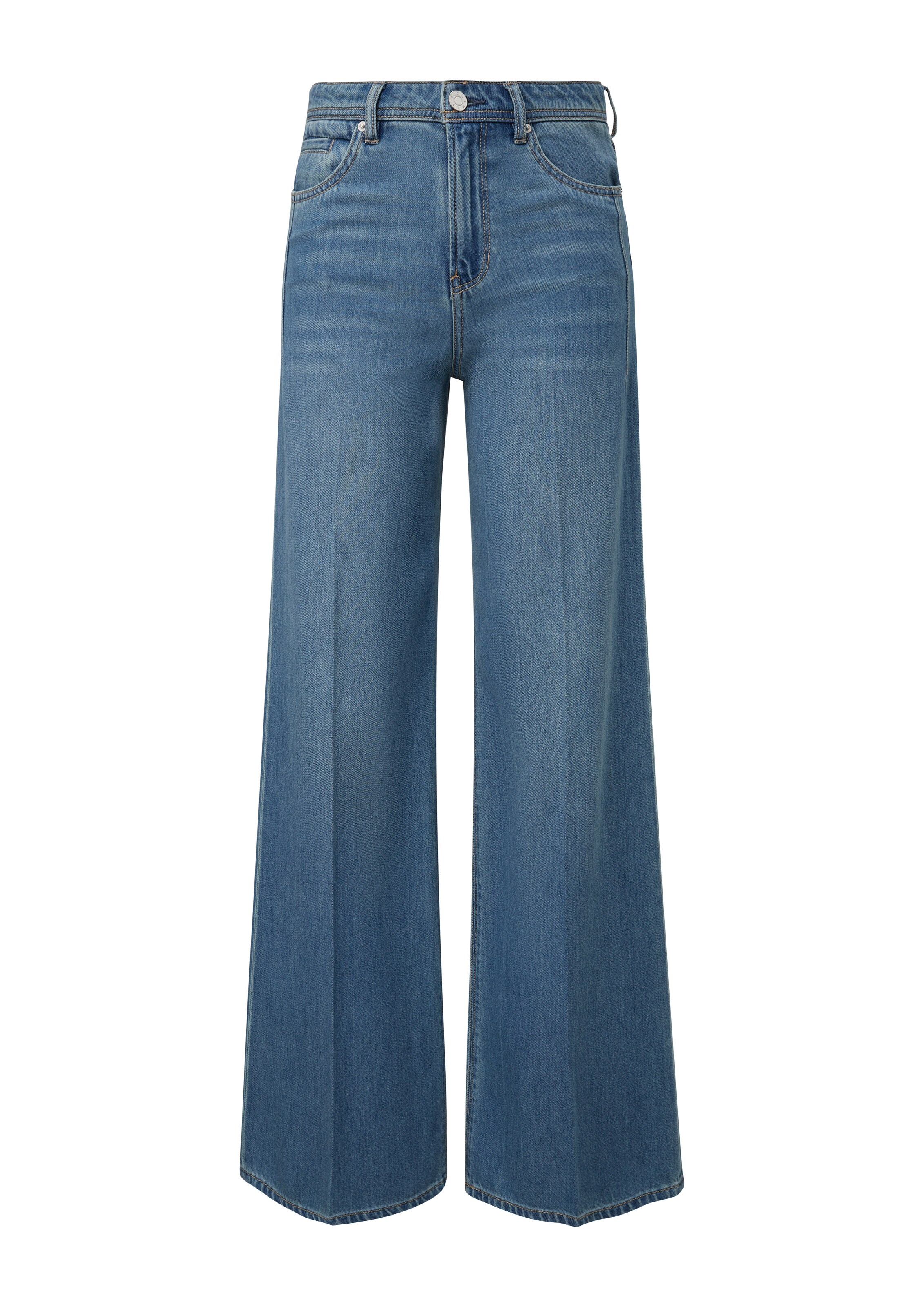 s.Oliver Wide leg Jeans 'Suri' in Blauw: voorkant