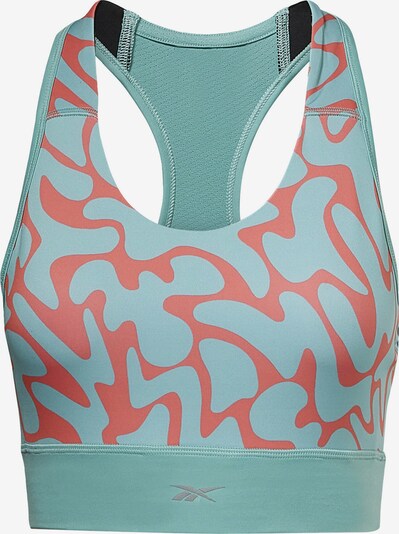 Reebok Soutien-gorge de sport en turquoise / orange, Vue avec produit