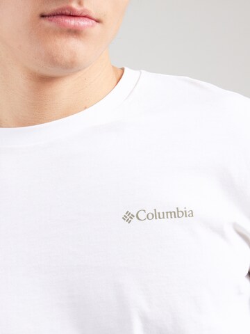 COLUMBIA Funkční tričko 'North Cascades' – bílá
