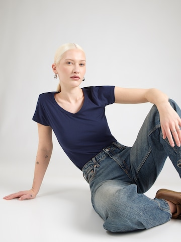 Tricou de la G-STAR pe albastru: față