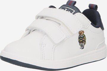 Polo Ralph Lauren Sneakers in White: front