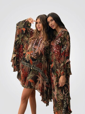 Robe 'Caftan Court Ximena' Miss June en noir
