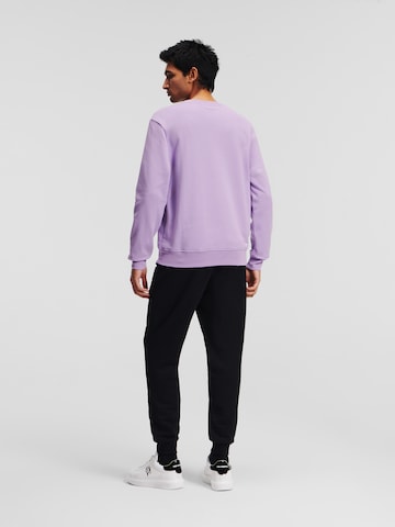 purpurinė Karl Lagerfeld Megztinis be užsegimo 'Ikonik 2.0'