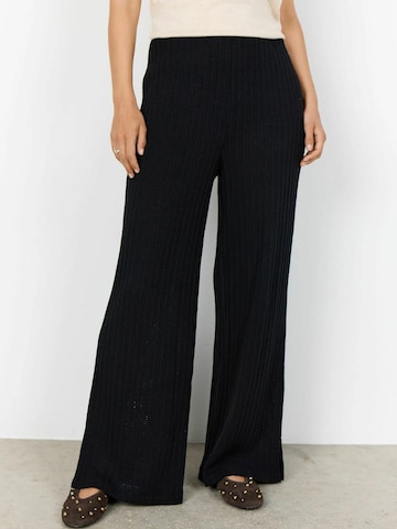 Wide leg Pantaloni 'SHONAS' di Soyaconcept in nero: frontale