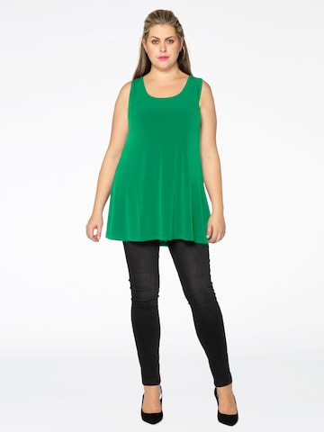 Yoek Top 'Dolce' in Green