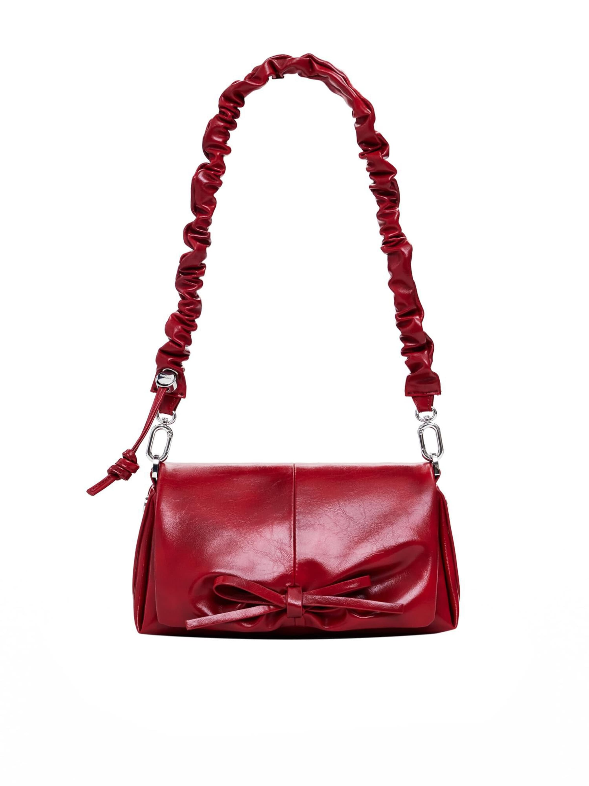 Desigual - Mala de ombro em vermelho: frente