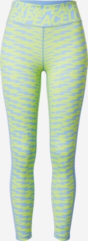 DELICATELOVE Slimfit Sportovní kalhoty 'NADI' – zelená: přední strana