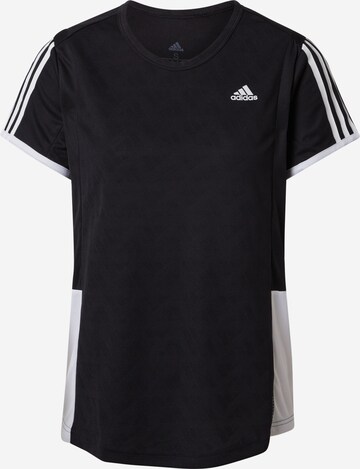 ADIDAS SPORTSWEAR - Skinny Camiseta funcional 'Own The Run' en negro: frente