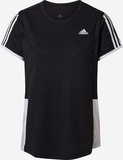 ADIDAS SPORTSWEAR Funksjonsskjorte 'Own The Run' i svart / hvit, Produktvisning