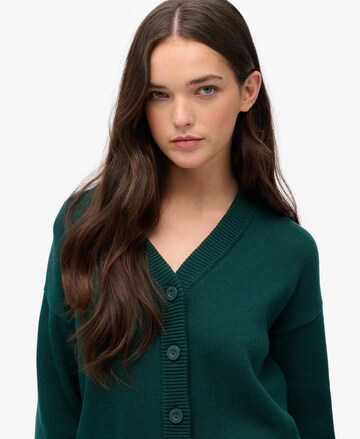 Cardigan Superdry en vert