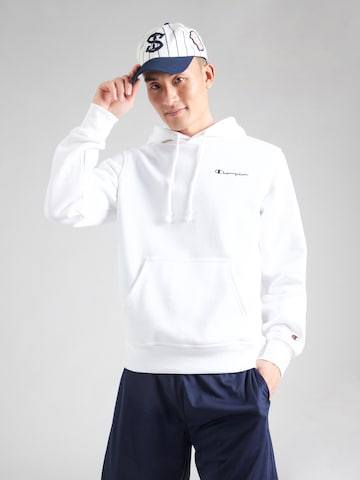 Sweat-shirt Champion Authentic Athletic Apparel en blanc : devant