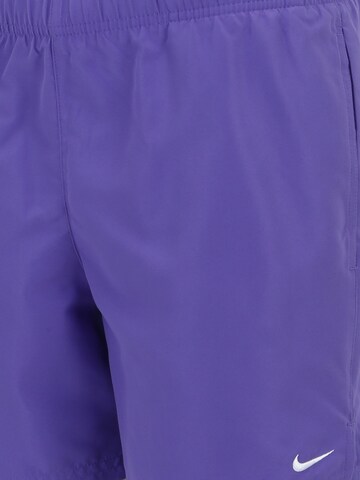 Nike Swim Regular Athletic Swim Trunks in Purple