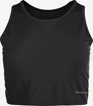 ENDURANCE Sports Bra 'Franza' in Black: front