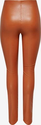 Coupe slim Leggings ONLY en marron