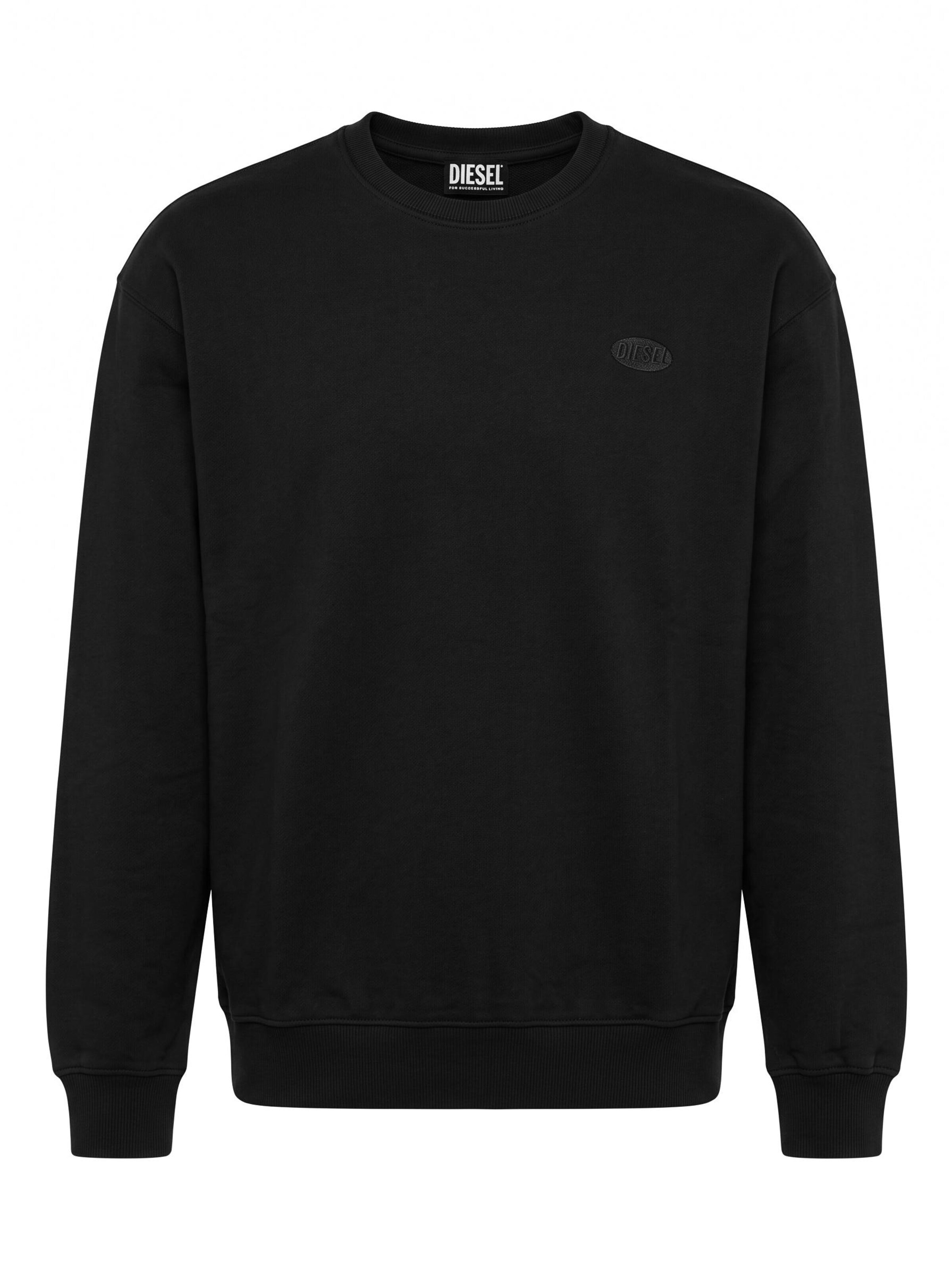 DIESEL Pull-over 'S-NEW-GINN' en S en noir, Vue avec produit