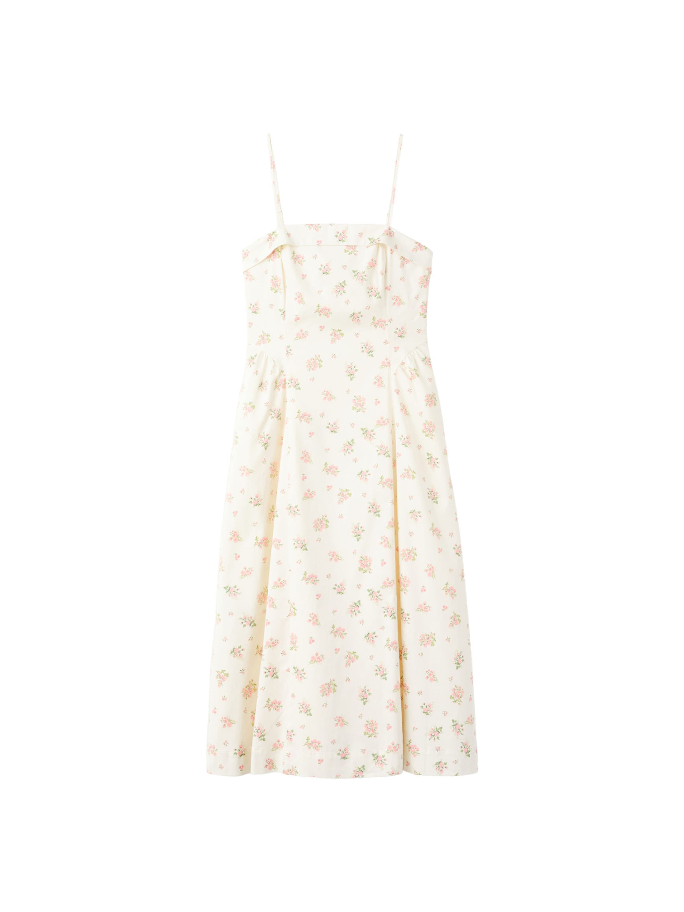 MANGO Letní šaty 'RAMO' – béžová: přední strana