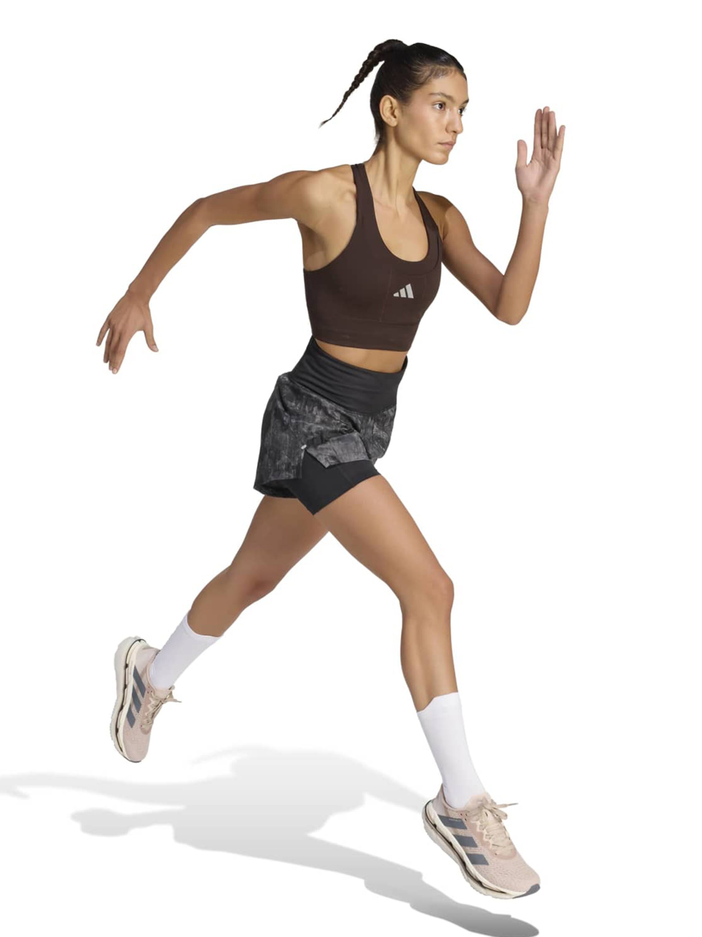 ADIDAS PERFORMANCE Korzet Športová podprsenka 'ADI365' - Hnedá