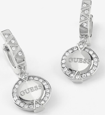 GUESS Earrings 'All Of Us' in Silver: front