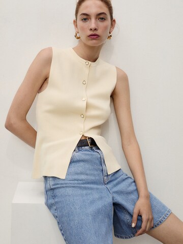 MANGO Wide leg Jeans 'CAMILLA' in Blue