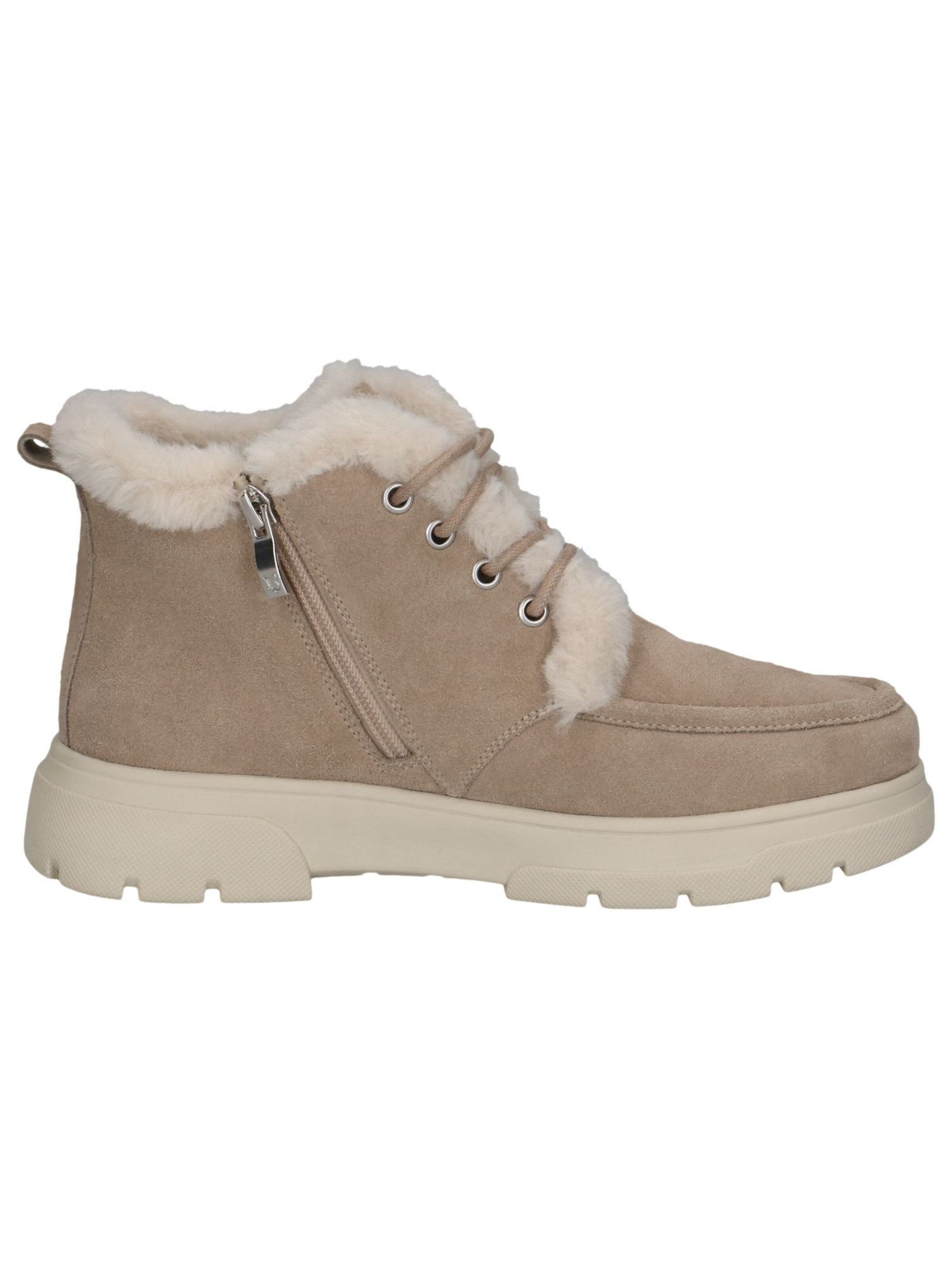 Bottines à lacets CAPRICE en beige