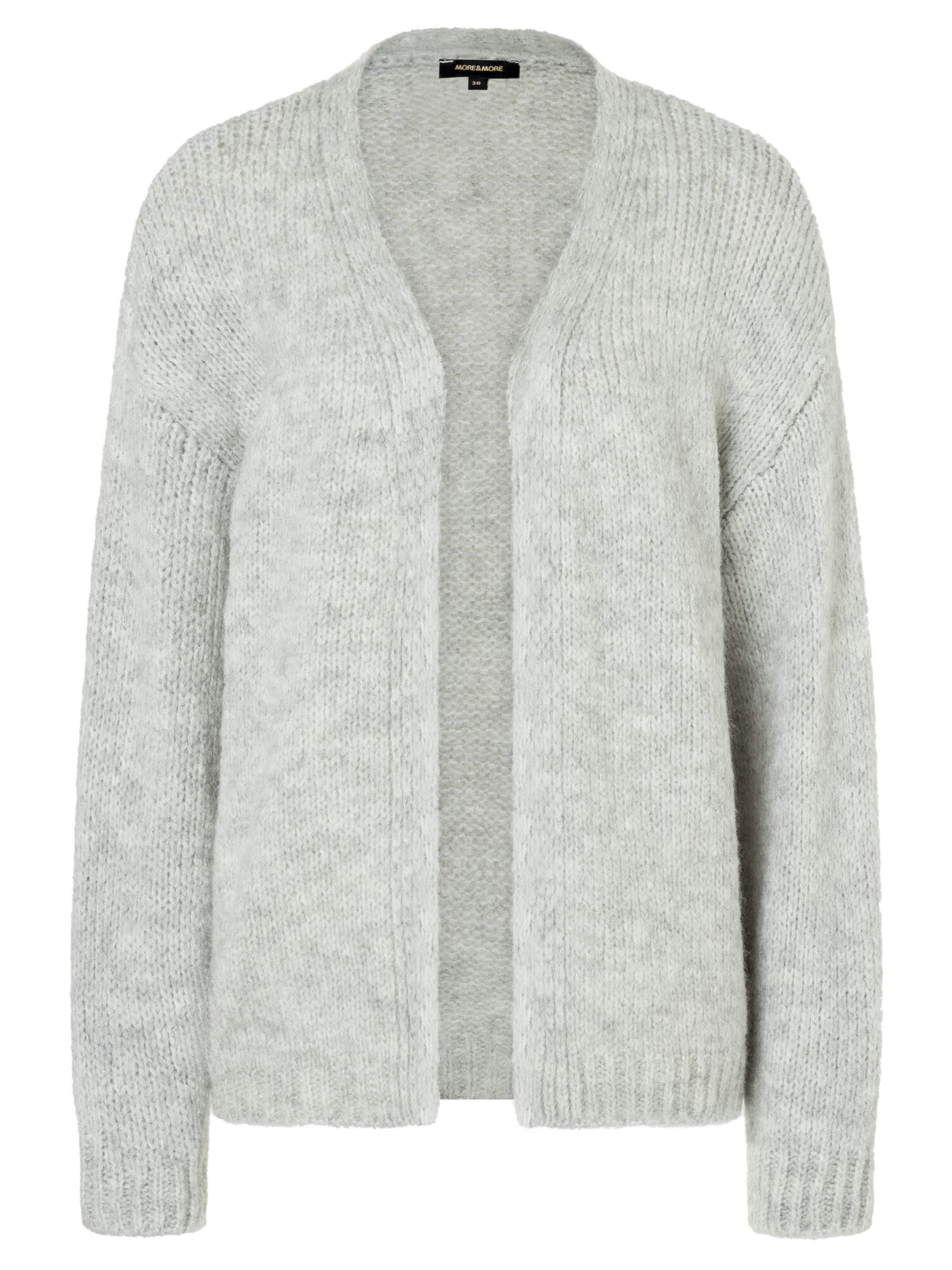 MORE & MORE Pletena jopa | siva barva: sprednja stran