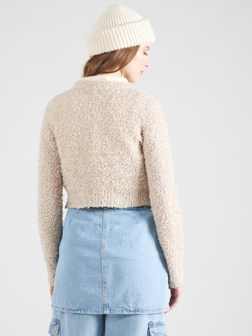 TOPSHOP Gebreid vest in Beige