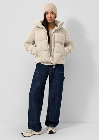 Veste d’hiver QS en beige : devant