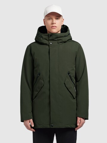 khujo Winter Jacket 'Barri' in Green: front