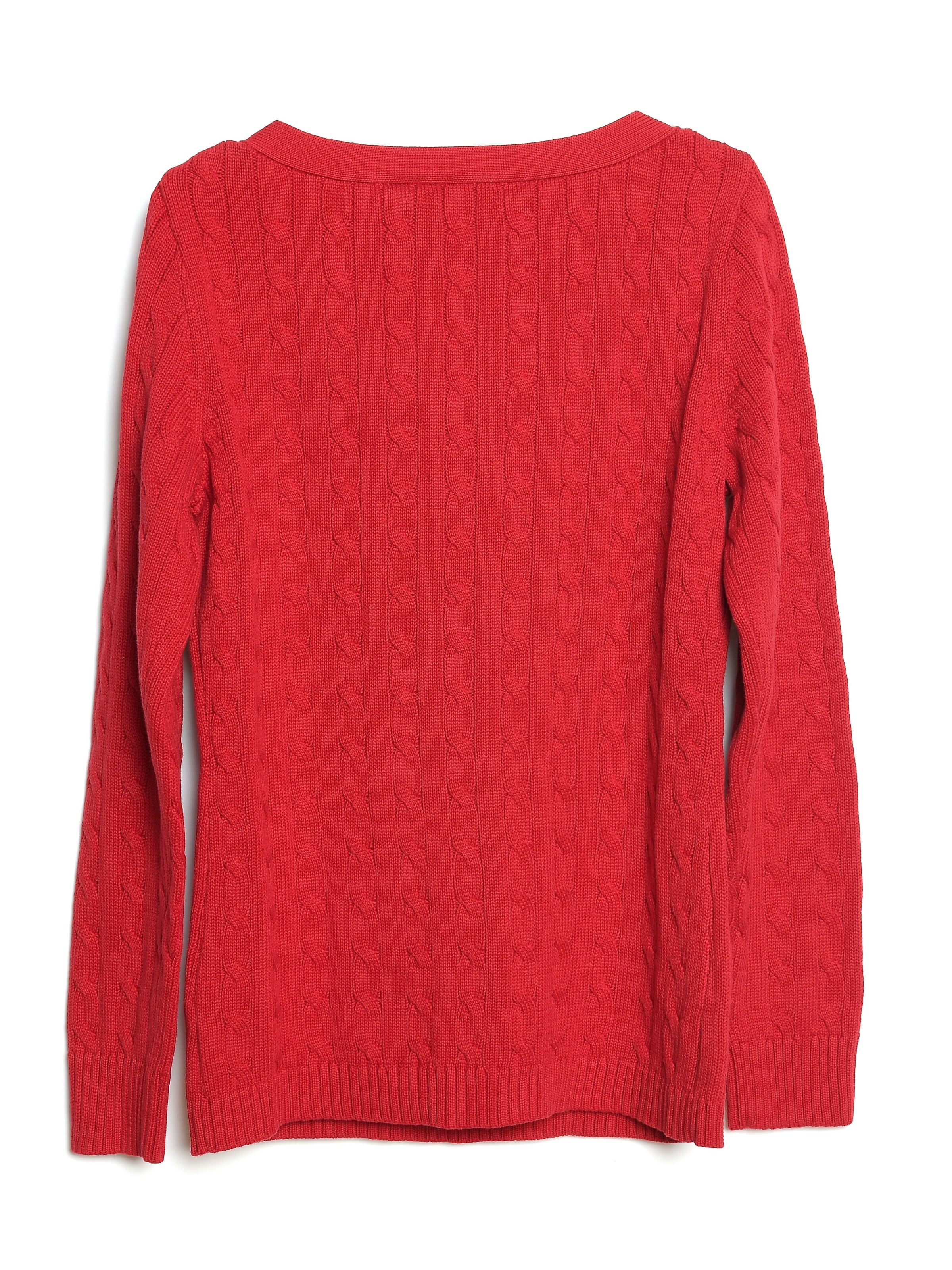 THE DRESSER Pullover in Rot