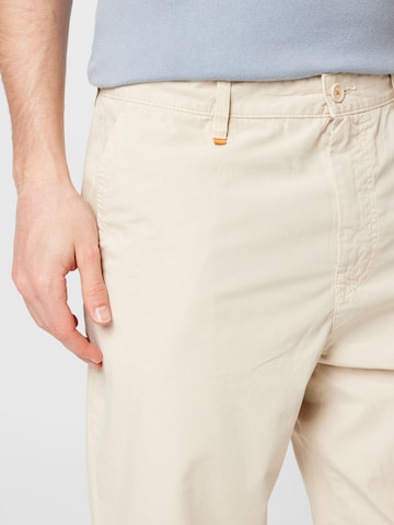 Regular Pantalon chino 'Statum' BOSS en beige