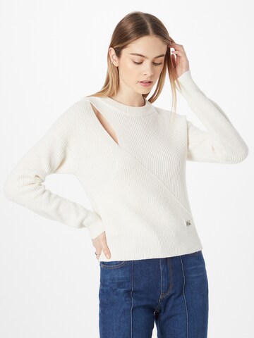 MICHAEL Michael Kors Sweater in White: front