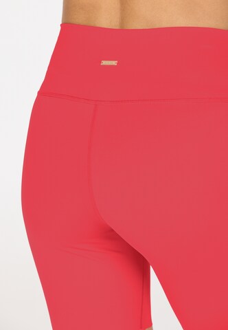 Athlecia Regular Sportbroek 'Bloom' in Rood