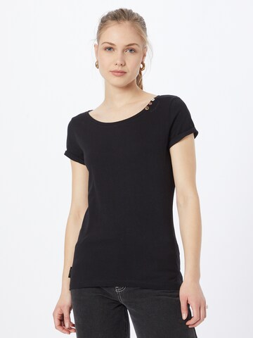 Ragwear Shirt 'FLORAH' in Black: front