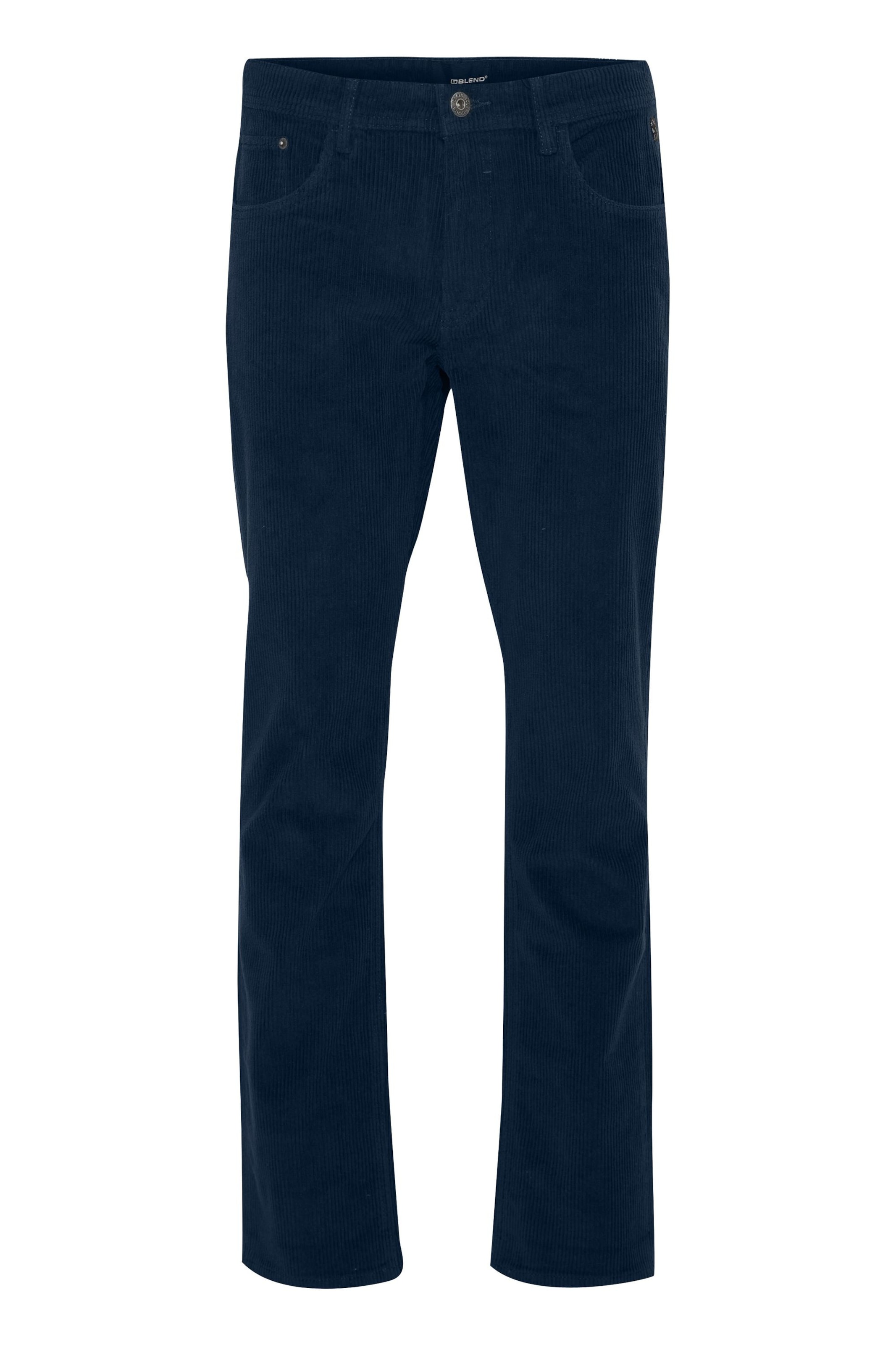 BLEND Regular Broek in Blauw: voorkant