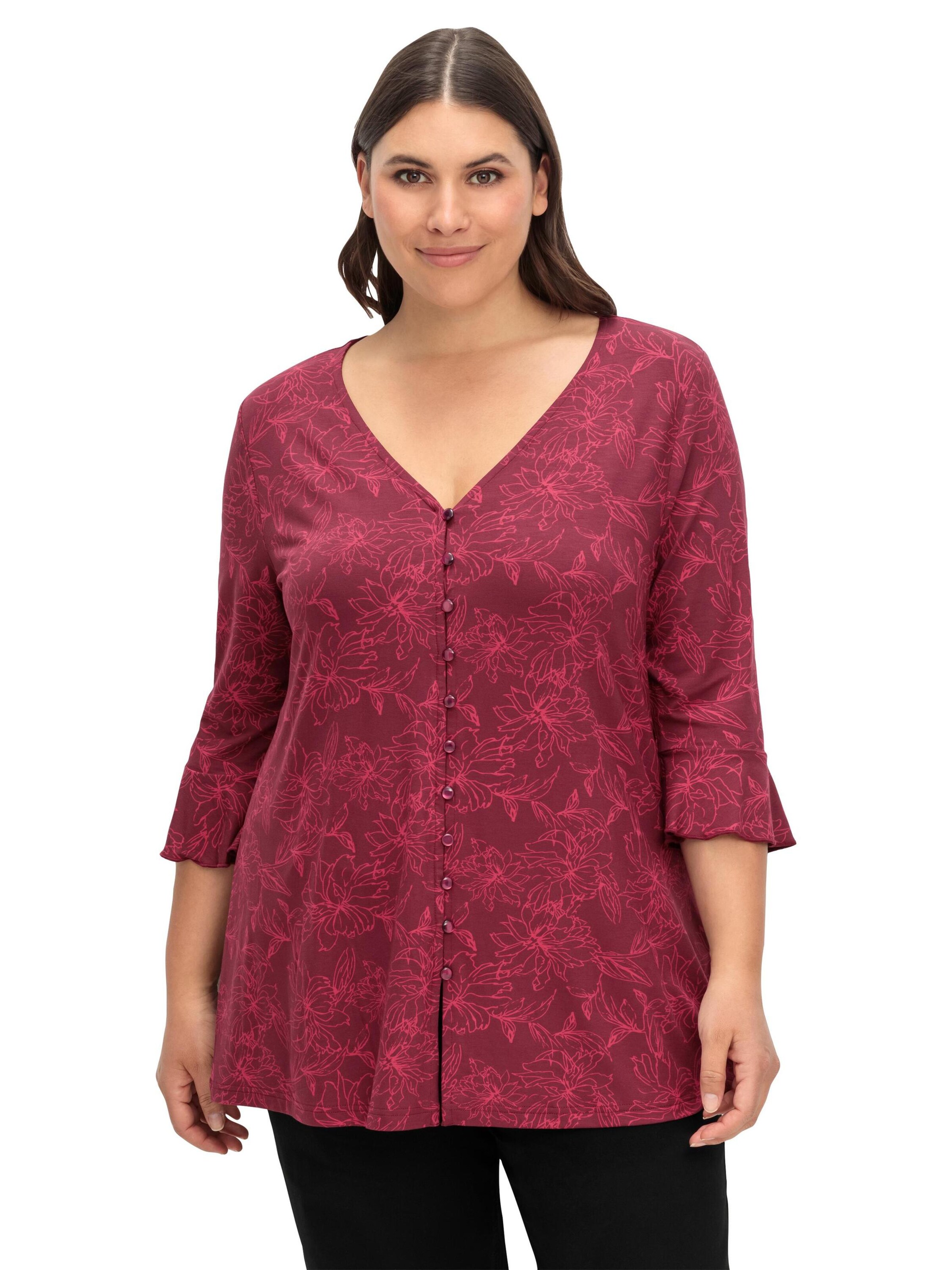 Maglietta di SHEEGO in rosso: frontale