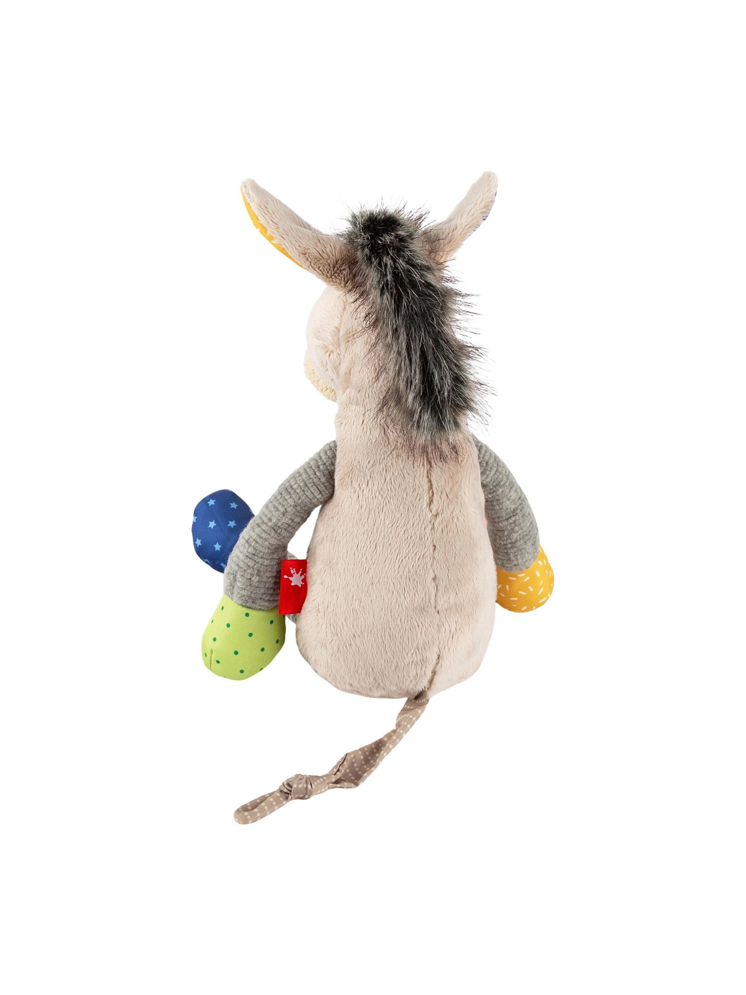 SIGIKID Stuffed animals 'Kuscheltier Esel Patchwork Sweety' in Beige