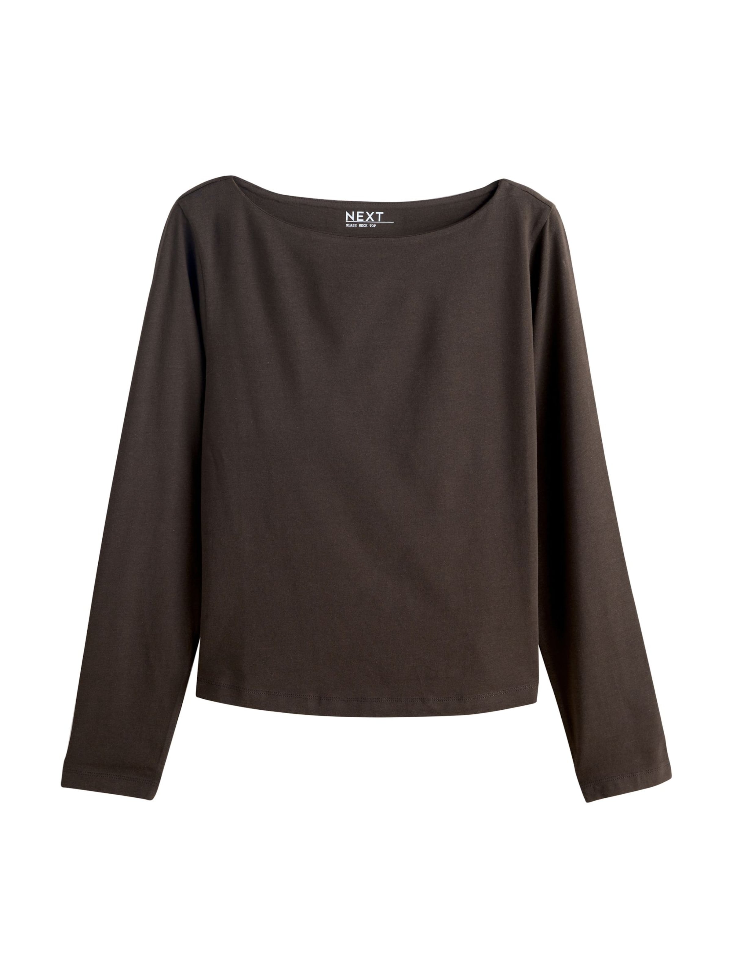 Next Tričko – hnědá: přední strana