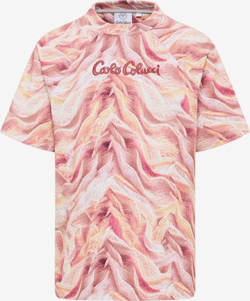 Carlo Colucci Shirt 'Dorn' in Oranje: voorkant