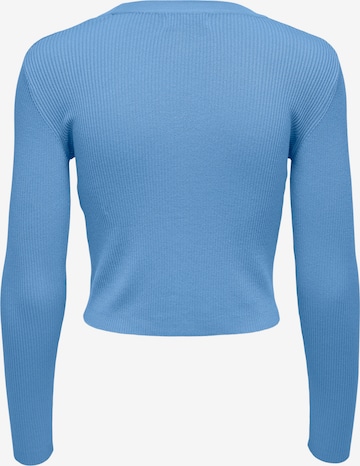 JDY Gebreid vest 'Donnel' in Blauw